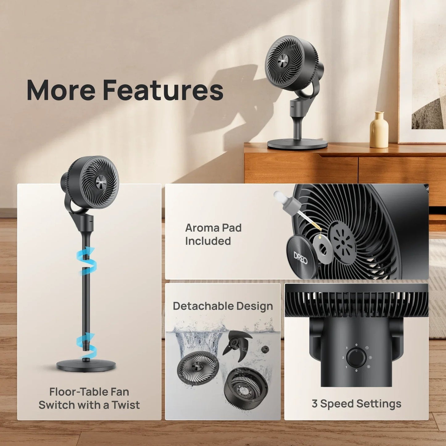 TurboPoly™ Fan 301 - DREO