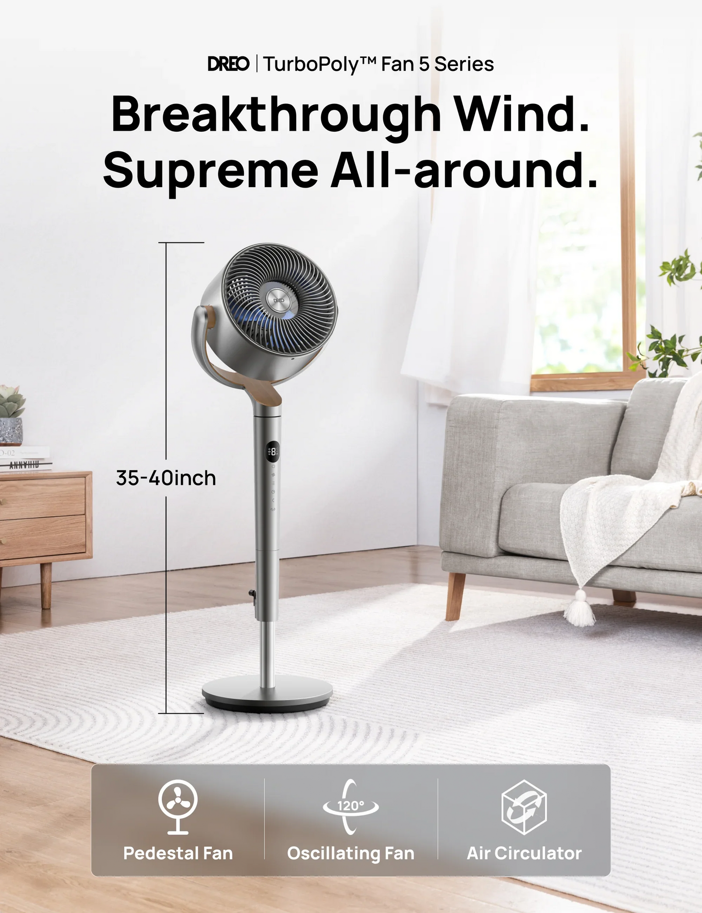 TurboPoly™ Fan 502 - DREO